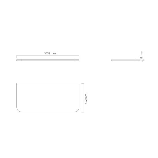 Set armadietto Oltens Hamnes 60024000, piano sopra armadietto Oltens Hamnes 63014900