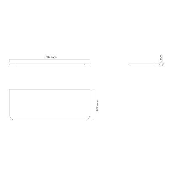 Set armadietto Oltens Hamnes 60025060, piano sopra armadietto Oltens Hamnes 63015900