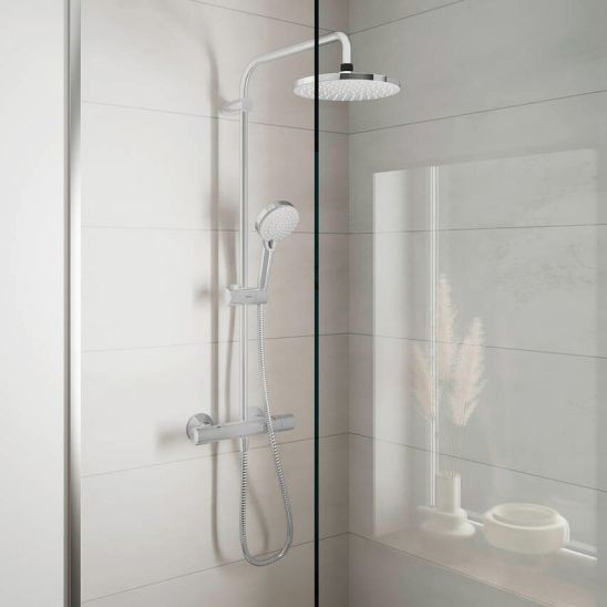 Set set doccia Hansgrohe Vernis Blend 26089000, rubinetto per lavabo Hansgrohe Vernis Blend 71580000