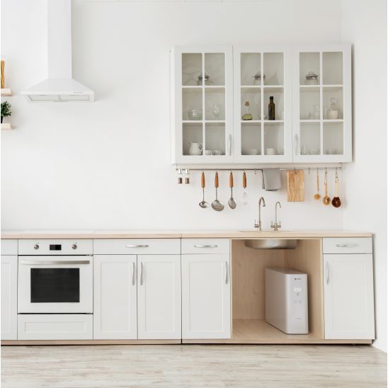 Set impianto di trattamento delle acque USTM Golden WS25LCDGOLDEN, completo per filtrazione a osmosi inversa USTM Pearl ROPEARLNEWSTYLE