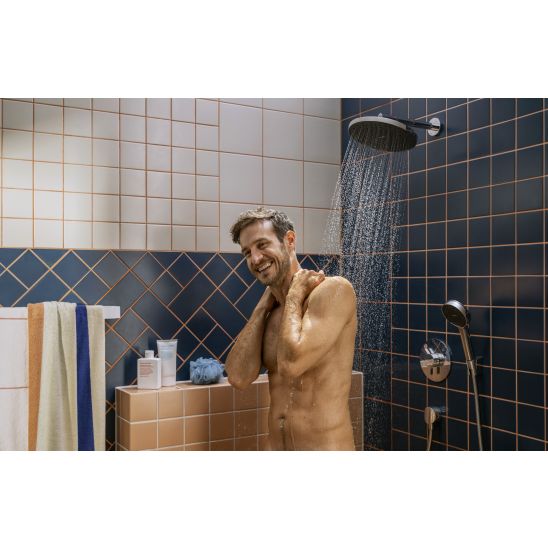 Set rubinetto per vasca e doccia Hansgrohe Ecostat 15758000, soffione doccia Hansgrohe Activera S 28056000, 27413000, 01800180, 27454000