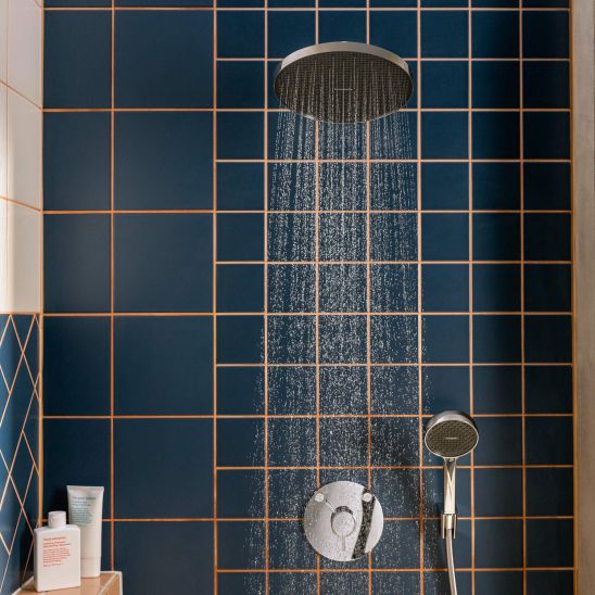 Set rubinetto per vasca e doccia Hansgrohe Ecostat 15758000, soffione doccia Hansgrohe Activera S 28056000, 27413000, 01800180, 27454000