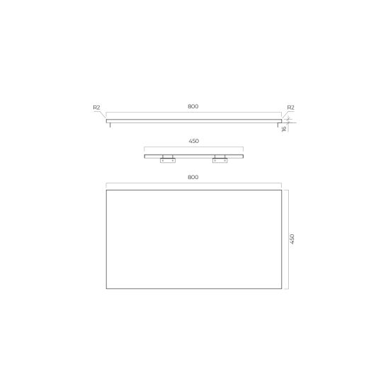 Set armadietto Oltens Lun 60033900, piano sopra armadietto Oltens Lun 63025900