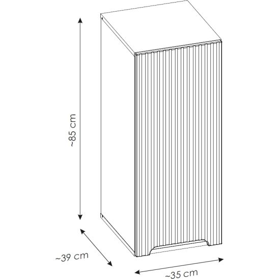 Set armadietto Comad Nova Cashmere NOVA CASHMERE 80-60-2D, armadietto Comad Nova Cashmere NOVA CASHMERE 80-35-1D1DK, NOVA CASHMERE 83-35-1D, COAST EVOKE UN 81-70-65