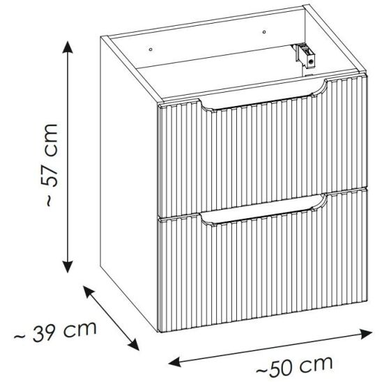 Set armadietto Comad Nova Coast Evoke NOVA COAST EVOKE 82-50-40-2S, armadietto Comad Nova Coast Evoke NOVA COAST EVOKE 80-30-2D, UN-GAJA35-SW 78570A(35), NOVA OAK A 89-50