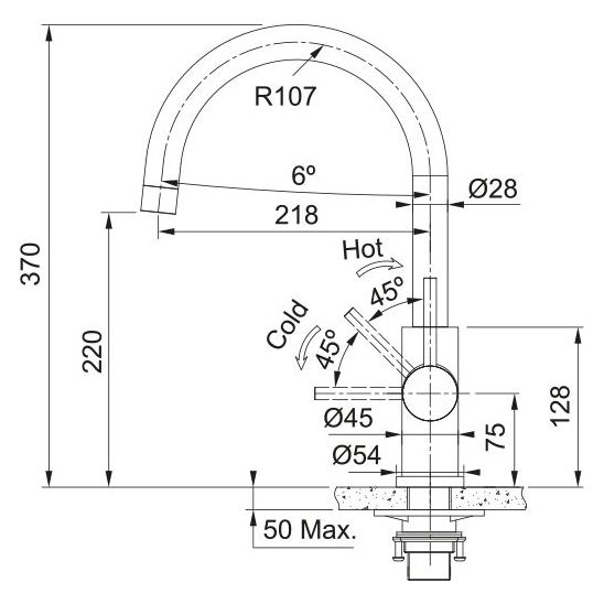 Set lavello in acciaio Franke Smart SRX 127.0704.667, rubinetto da cucina Franke Smart Glenda 115.0747.473
