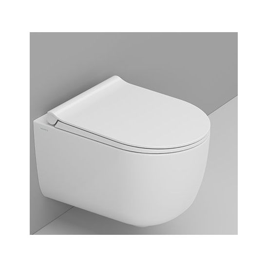 Set vaso WC Ceramica Dolomite Mirto Round D474901, copriwater Ceramica Dolomite S473301
