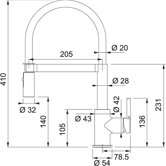 Set rubinetto da cucina Franke Lina 115.0725.838, dispenser di liquidi Franke Comfort 112.0753.277