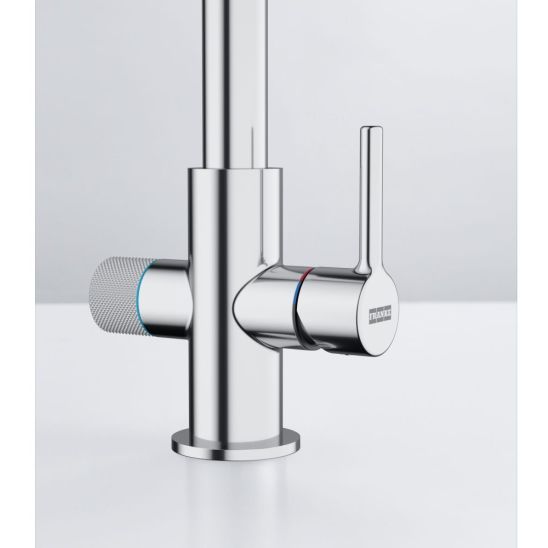 Set rubinetto da cucina Franke Lina 120.0730.806, filtro sottolavello Franke Clear Water 150.0730.809