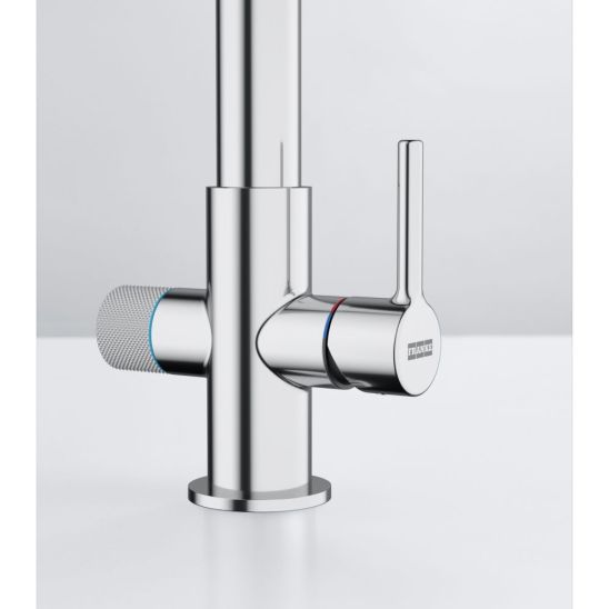 Set rubinetto da cucina Franke Lina 120.0730.779, filtro sottolavello Franke Clear Water 150.0730.809