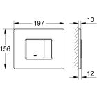 Set modulo di installazione Grohe Rapid SL 38539001, placca di comando Grohe Skate 38732SH0