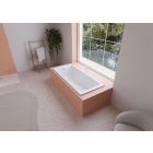 Set vasca da bagno rettangolare Kaldewei Puro 258300010001, sifone con troppopieno Kaldewei Bis 687676500000
