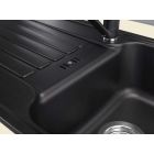 Set lavello in granito Blanco Favos 45 S 516617, rubinetto da cucina Hagser Emma HGR40000035