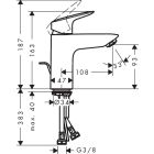 Set soffione doccia Hansgrohe Select 26524400, rubinetto per vasca e doccia Hansgrohe Logis 71405000, 27446000, 01800180, 71100000, 26425400, 26457000