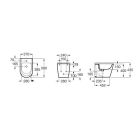 Set bidet Roca Inspira A357527000, coperchio per bidet Roca Inspira A80652200B