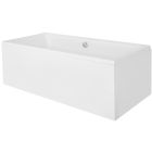 Set vasca da bagno rettangolare Besco Quadro #WAQ-155-PK, rivestimento per vasca da bagno Besco Quadro #OAQ-155-PK