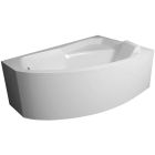 Set vasca da bagno angolare Besco Rima #WAR-130-NP, rivestimento per vasca da bagno Besco Rima OAR-130-NS