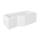 Set vasca da bagno angolare Besco Integra #WAI-150-PP, rivestimento per vasca da bagno Besco Integra #OAI-150-NS