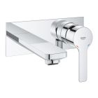 Set rubinetto per lavabo Grohe Lineare 19409001, corpo incasso Grohe Eurostyle 23571000