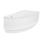 Set vasca da bagno angolare Besco Praktika #WAP-140-NP, rivestimento per vasca da bagno Besco Praktika OAP-140-NP