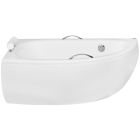 Set vasca da bagno angolare Besco Milena #WAM-150-NL, rivestimento per vasca da bagno Besco Milena OAM-150-NL