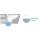 Set vaso WC Duravit ME by Starck 2530092000, copriwater Duravit ME by Starck 0020190000