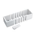 Set vasca da bagno rettangolare Oltens Langfoss 10004000, rivestimento per vasca da bagno Schedpol Stabilsound 1.028-LED, 03001100