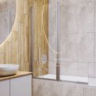 Set vasca da bagno rettangolare Oltens Langfoss 10005000, sifone per vasca da bagno Oltens Fusa 03002100