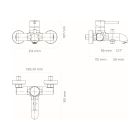 Set set doccia Oltens Molle 36020100, rubinetto per vasca e doccia Oltens Molle 34000100