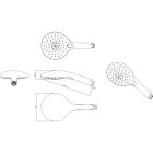 Set doccetta Oltens Saxan EasyClick 37100100, asta doccia Oltens Alling 37300100, 37201100, 84200500