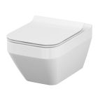 Set vaso WC Cersanit Crea K114-016, copriwater Cersanit Crea K98-0178