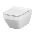 Set vaso WC Cersanit Crea K114-016, copriwater Cersanit Crea K98-0178