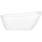 Set vasca da bagno freestanding Oltens Gocta 12006000, copertura piletta Oltens 09002000, 09004000