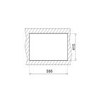 Set lavello in granito Teka Comfor TQ 115350000, rubinetto da cucina Teka Uni 116030071