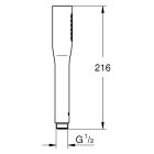 Set rubinetto per vasca e doccia Grohe Essence 24058GN1, bocca di erogazione per rubinetto Grohe Essence 13449GN1, 26658GN0, 27400GN0, 28362GL1