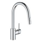 Set lavello in granito Grohe K400 31639AP0, rubinetto da cucina Grohe Concetto 31483002