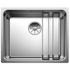 Set lavello in acciaio Blanco Etagon 500-U 521841, rubinetto da cucina Oltens Lista 35202100