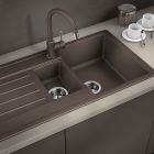Set lavello in granito Blanco Legra 6 S 522212, rubinetto da cucina Oltens Lista 35202100