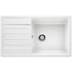 Set lavello in granito Blanco Legra XL 6 S 523328, rubinetto da cucina Blanco Mida 517742