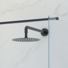 Set soffione doccia Oltens Atran 37004300, braccio da parete Oltens Lagan 39400300