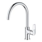 Set lavello in granito Grohe K400 31639AP0, rubinetto da cucina Grohe Bauloop 31368001