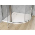 Set box doccia Cersanit Moduo S162-010, piatto doccia semicircolare Cersanit Tako S204-004