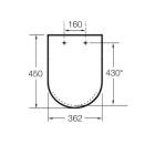 Set vaso WC Roca Meridian A34624L000, modulo di installazione Roca Duplo One A890070020, A8012A200B, A890189206, A890063000
