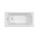 Set vasca da bagno rettangolare Roca Linea Slim A248544000, rubinetto per vasca e doccia Roca Lanta A5A0111C00, AM4008512M