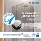 Set porta doccia Deante Kerria Plus KTSX041P, profilo Deante Kerria Plus KTS_000X