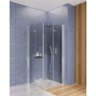 Set porta doccia Deante Kerria Plus KTSX041P, parete doccia walk-in Deante Kerria Plus KTS_038P
