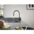 Set rubinetto da cucina Hansgrohe Talis M54 72801670, lavello in acciaio Hansgrohe S 71 43428800, 43921800