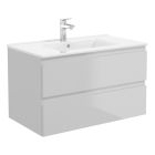 Set armadietto Oltens Vernal 60000700, lavabo Oltens Vernal 41205000