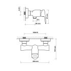 Set rubinetto per doccia Hagser Della HGR20000033, flessibile doccia Hagser Ute HGR15000037, HGR60000037, HGR90000037