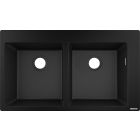 Set lavello in granito Hansgrohe S 51 43316170, rubinetto da cucina Hansgrohe Focus 31815670